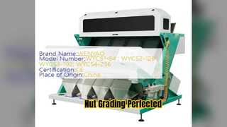 Διαλογέας παξιμαδιών 4000kg/hr 999 Accuracy